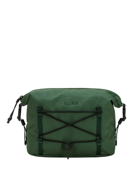 ELLIKER Angram Zipped Wash Bag, 4L, Green