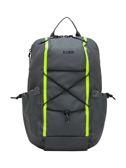 ELLIKER Keser Backpack, 14L, Grey Neon