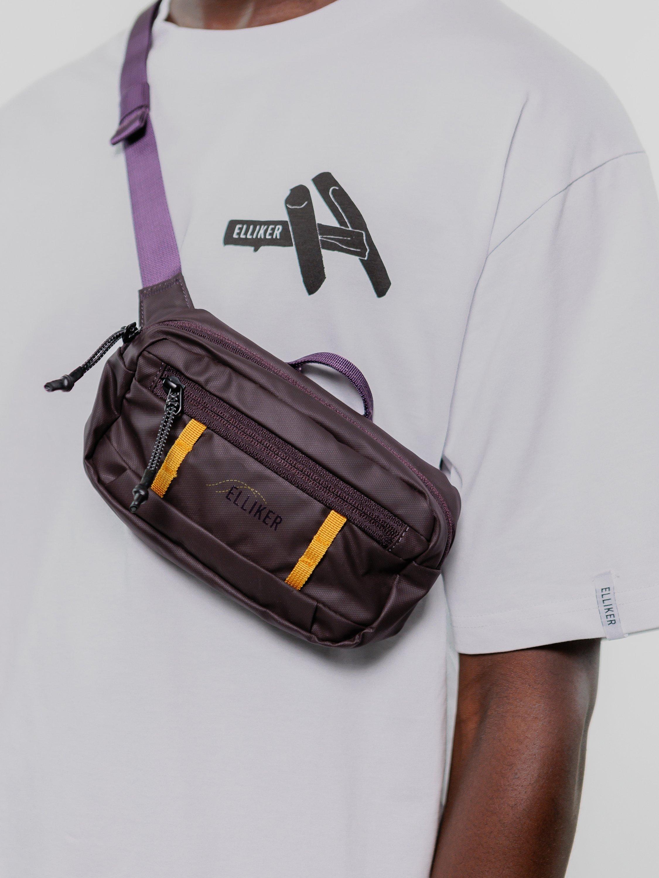 Product image 8 of 11, which shows ELLIKER Semer Sling Bag, 1L, Purple
