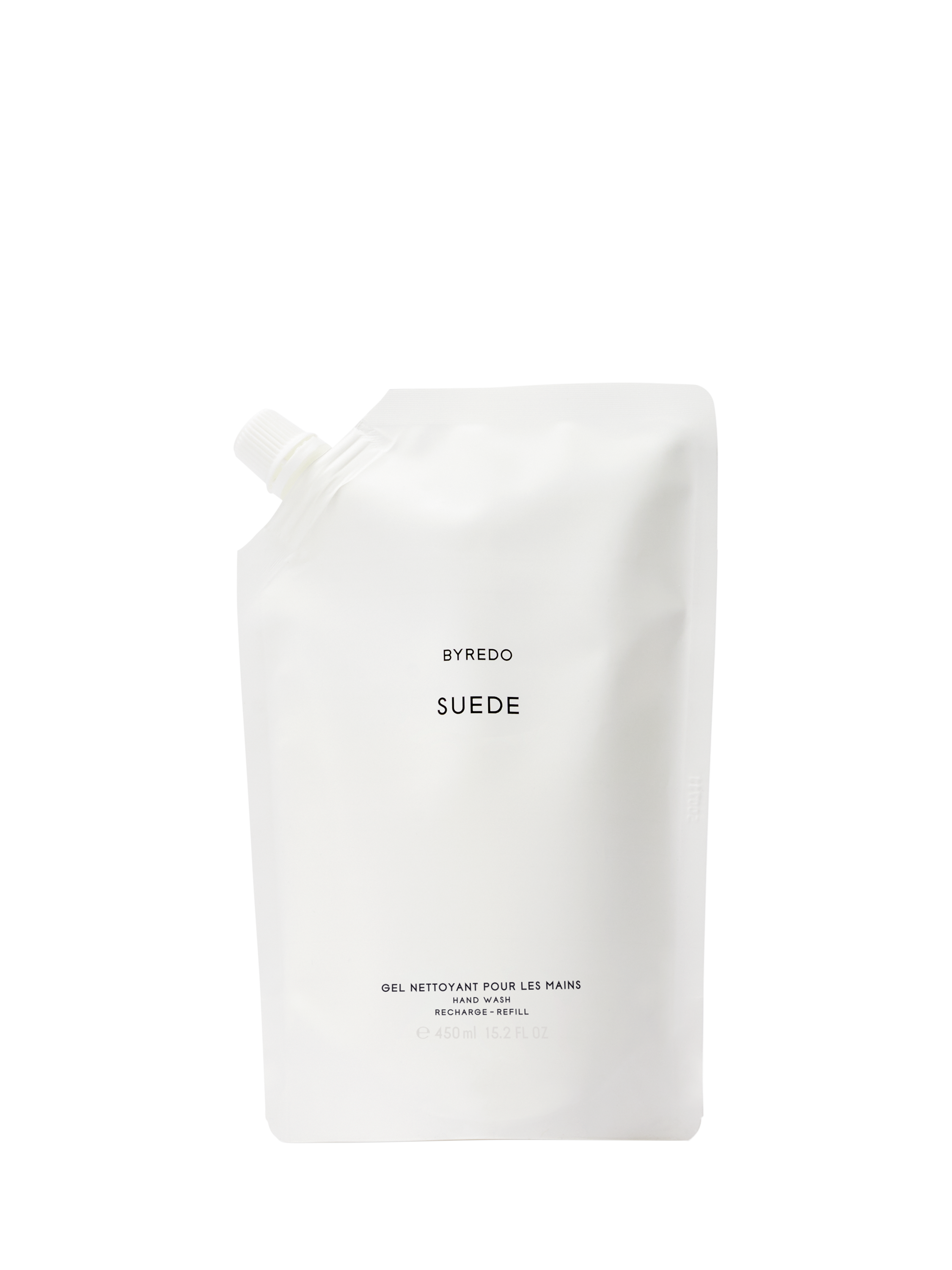 Product image 1 of 3, which shows Byredo Suede Hand Wash Refill, 450ml