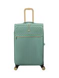 it luggage Esplanade Medium Soft 4-Wheel Suitcase, 90L, Granite Green