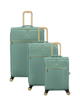 it luggage Esplanade 3pc 8-Wheel Suitcase Set, Granite Green