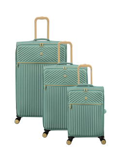 it luggage Esplanade 3pc 8-Wheel Suitcase Set, Granite Green - view 2, Granite Green