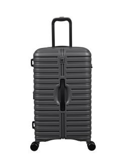 it luggage Jumbo 8-Wheel 71cm Expandable Medium Suitcase, 100L - view 2, Charcoal