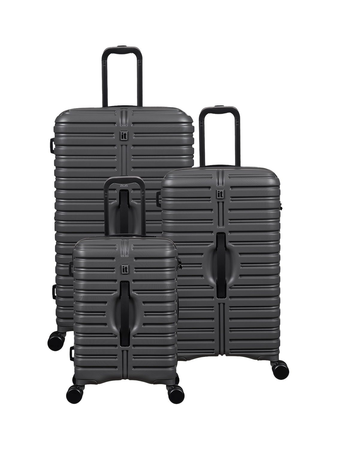 it luggage Jumbo 3-Piece Luggage Set, Charcoal