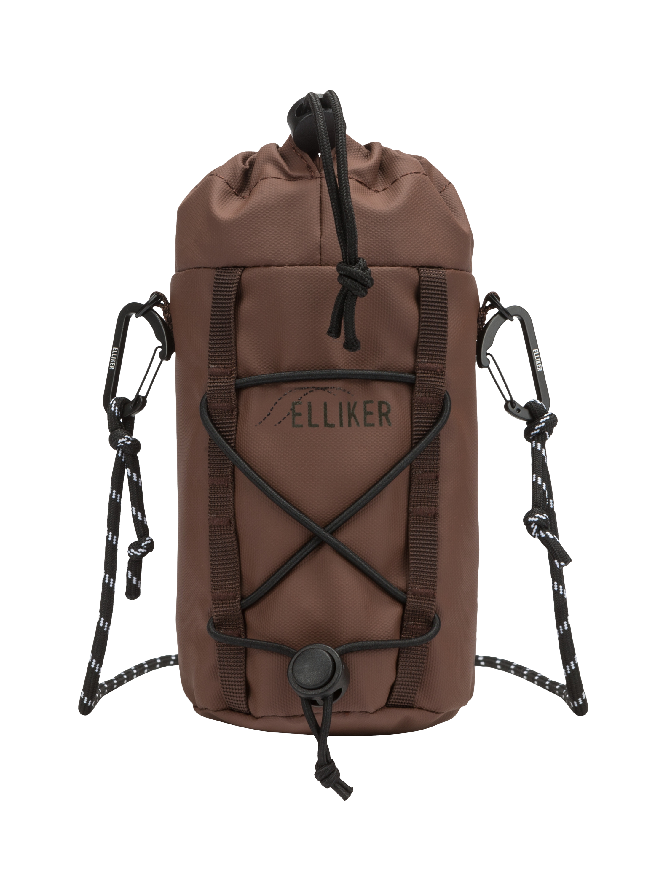 Product image 1 of 7, which shows ELLIKER Kirkby Bottle Bag, Brown