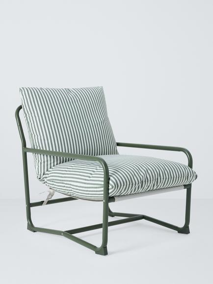 John Lewis Marcy Sling Garden Chair, Green