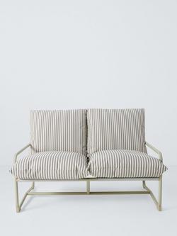 John Lewis Marcy 2-Seater Sling Garden Sofa, Greige - view 2, Greige