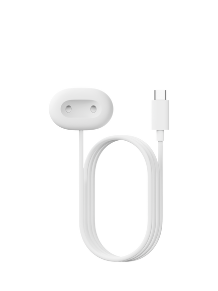 Google Pixel Watch 4 USB-C Quick Charge Dock, Snow, Snow