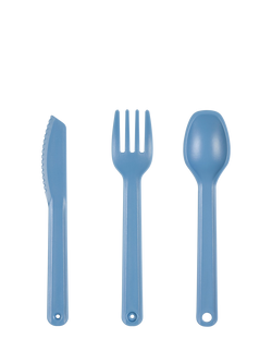 Tala Polypropylene Picnic Cutlery Set, 3 Piece, Blue - view 2, Blue