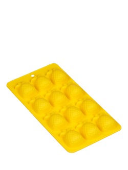 Tala Summer Treats Pineapple Silicone Ice Cube Mould Tray, 12 Cube, Yellow - view 2, Yellow