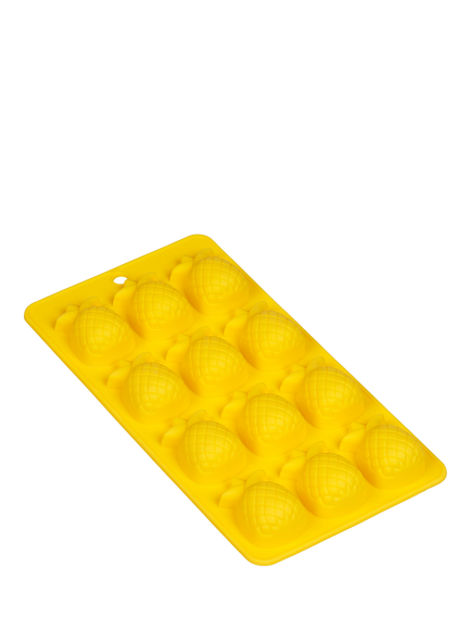 Tala Summer Treats Pineapple Silicone Ice Cube Mould Tray, 12 Cube, Yellow - view 2, Yellow