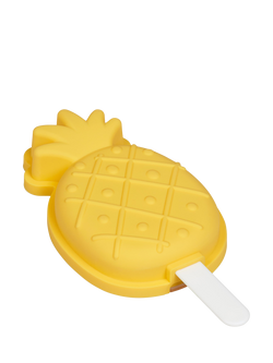 Tala Summer Treats Pineapple Silicone Single Ice Lolly Mould, Yellow, Yellow