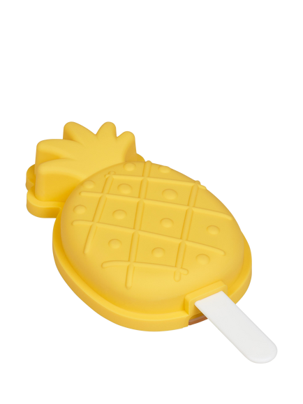 Tala Summer Treats Pineapple Silicone Single Ice Lolly Mould, Yellow, Yellow