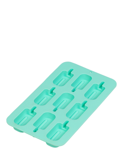 Tala Summer Treats Silicone Ice Lolly Cube Mould Tray, 9 Cube, Teal, Teal