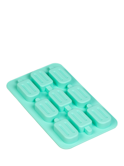 Tala Summer Treats Silicone Ice Lolly Cube Mould Tray, 9 Cube, Teal - view 2, Teal