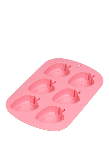 Tala Summer Treats Strawberry Silicone Ice Cube Mould Tray, 6 Cube, Pink - view 2, Pink