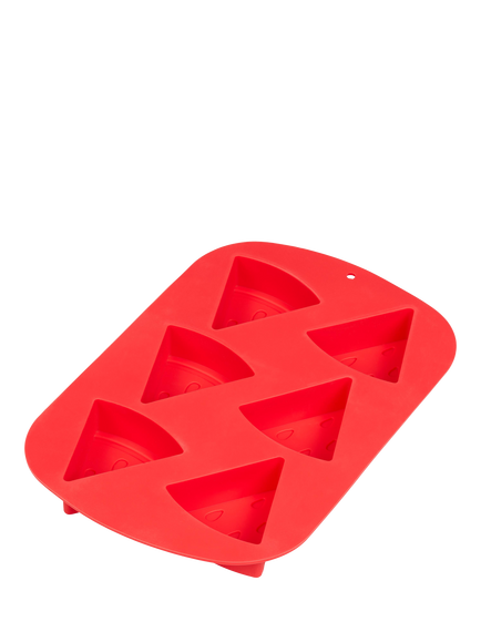 Tala Summer Treats Watermelon Silicone Ice Cube Mould Tray, 6 Cube, Red - view 2, Red