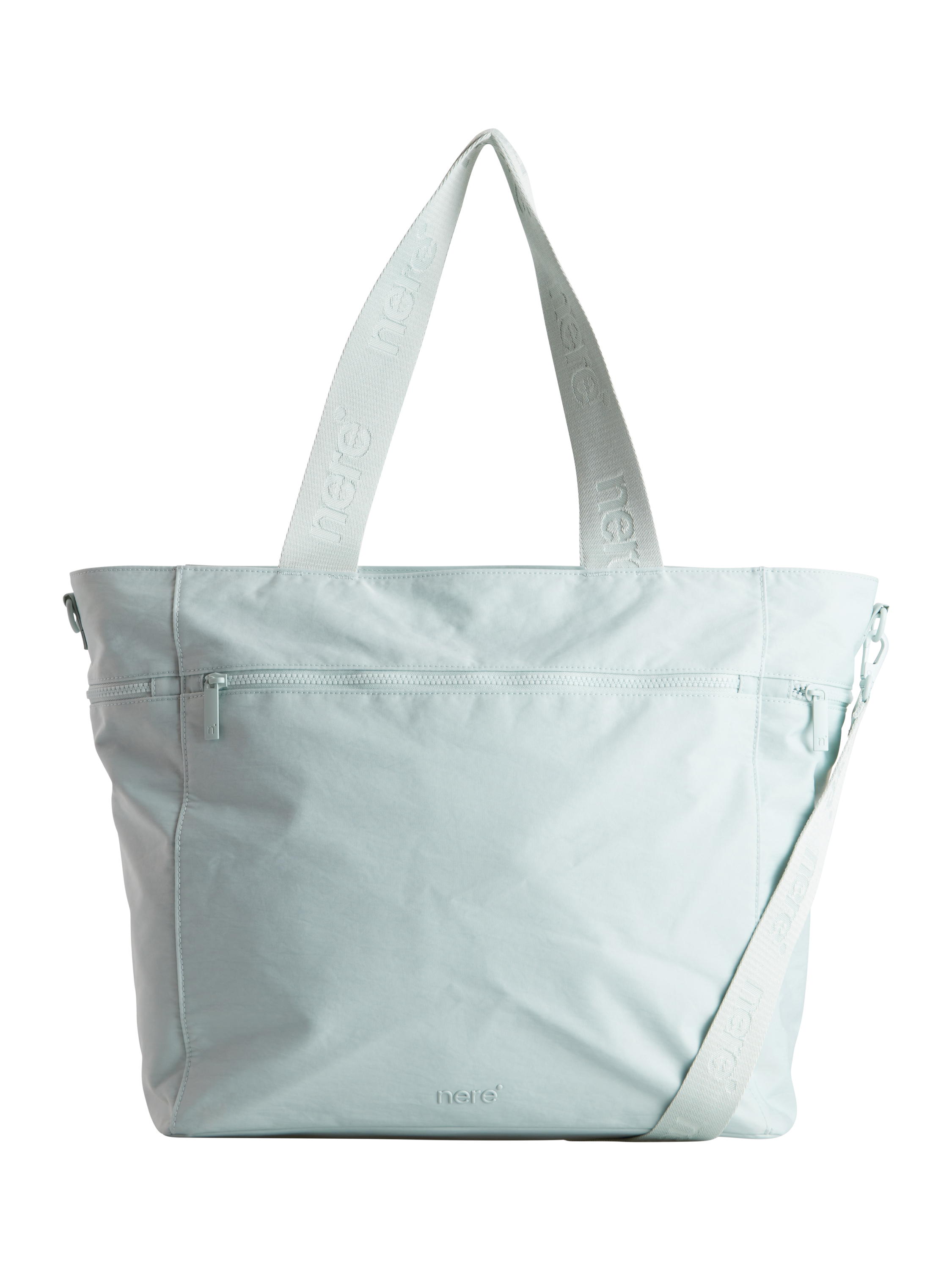 Product image 1 of 3, which shows Nere Bondi Nylon Large Tote Bag, 22L, Mint