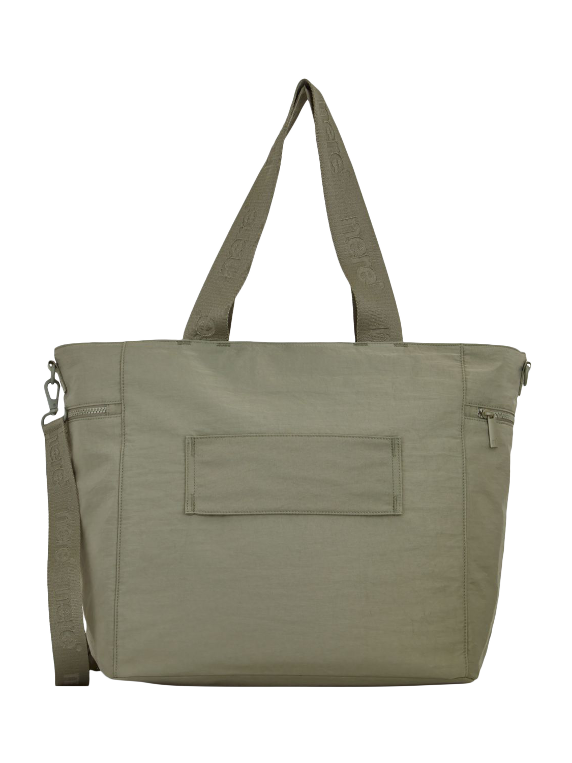 Product image 2 of 4, which shows Nere Bondi Nylon Large Tote Bag, 22L, Olive