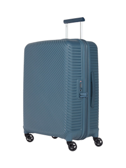Nere Bondi 4-Wheel Spinner 66cm Expandable Medium Suitcase, 85/96L, Slate