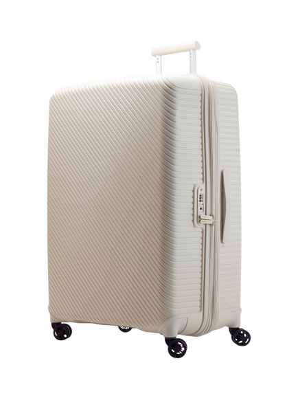 Nere Bondi 4-Wheel Spinner 80cm Expandable Large Suitcase, 140/156L, Cloud