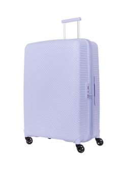 Nere Bondi 4-Wheel Spinner 80cm Expandable Large Suitcase, 140/156L, Lilac