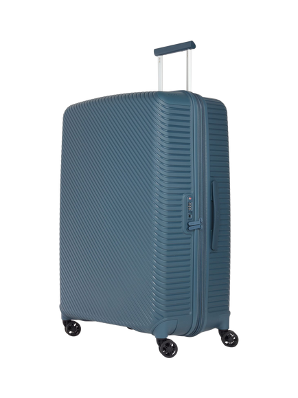 Nere Bondi 4-Wheel Spinner 80cm Expandable Large Suitcase, 140/156L, Slate