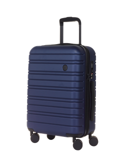 Nere Stori 4-Wheel Spinner 55cm Cabin Case, 31L, Deep Navy