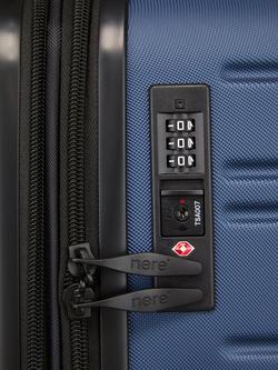 Nere Stori 4-Wheel Spinner 65cm Expandable Medium Suitcase, 63/75L - view 2, Deep Navy