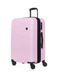 Nere Stori 4-Wheel Spinner 65cm Expandable Medium Suitcase, 63/75L, Orchid Pink
