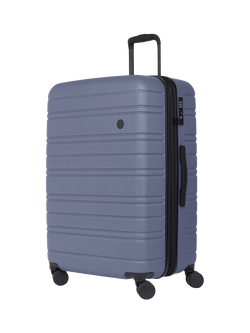 Nere Stori 4-Wheel Large 75cm Expandable Suitcase, Storm