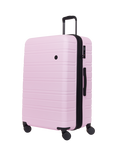 Nere Stori 75cm 8-Wheel Spinner Expansion Suitcase, 110L, Orchid Pink
