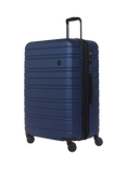 Nere Stori 4-Wheel Large 75cm Expandable Suitcase, Deep Navy
