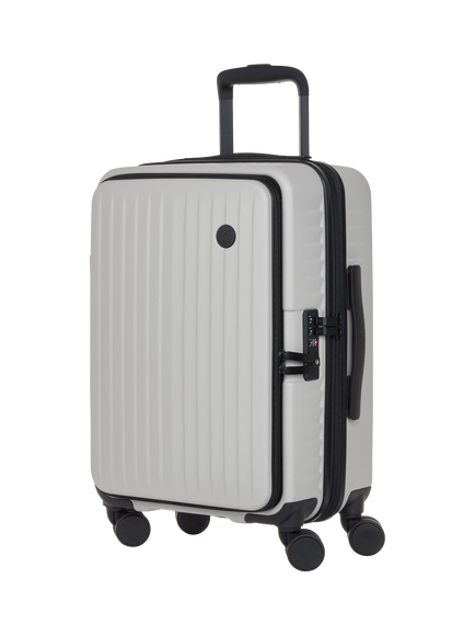 Nere Venture Dual Open 4-Wheel Spinner 56cm Cabin Case, 36L, Taupe