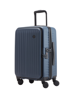 Nere Venture Dual Open 4-Wheel Spinner 56cm Cabin Case, 36L, Navy