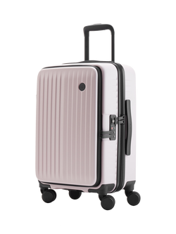 Nere Venture Dual Open 4-Wheel Spinner 56cm Cabin Case, 36L, Pink
