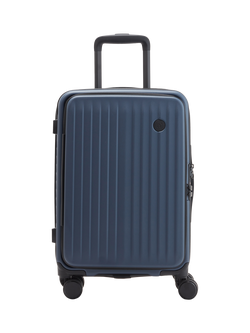 Nere Venture Dual Open 4-Wheel Spinner 66cm Medium Suitcase, 59L - view 2, Navy