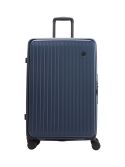 Nere Venture Dual Open 4-Wheel Spinner 76cm Large Suitcase, 98L - view 2, Navy