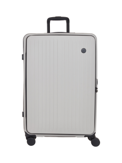 Nere Venture Dual Open 4-Wheel Spinner 76cm Large Suitcase, 98L - view 2, Taupe
