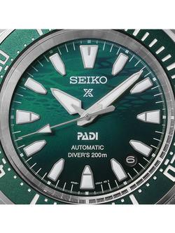Seiko Prospex PADI SRPL53K1 Men's Diver Bracelet Strap Watch, Sea Green - view 2, Sea Green