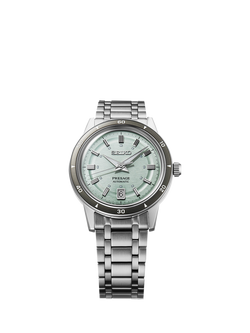 Seiko SRPL71J1 Men's Bracelet Strap Watch, Ice Green, Ice Green