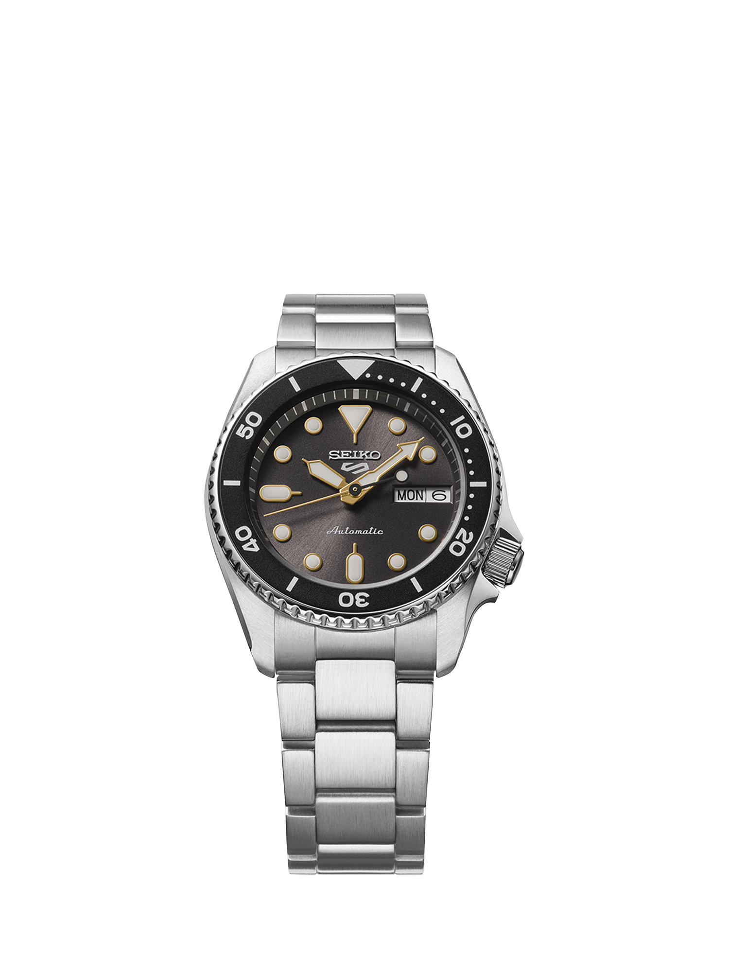 Product image 2 of 7, which shows Seiko SRPL79K1 Men's 5 Sports Bracelet Strap Watch, Grey