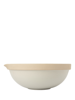 Jamie Oliver Big Love Stoneware Mega Mixing Bowl, 2.5L, White/Natural - view 2, Multi