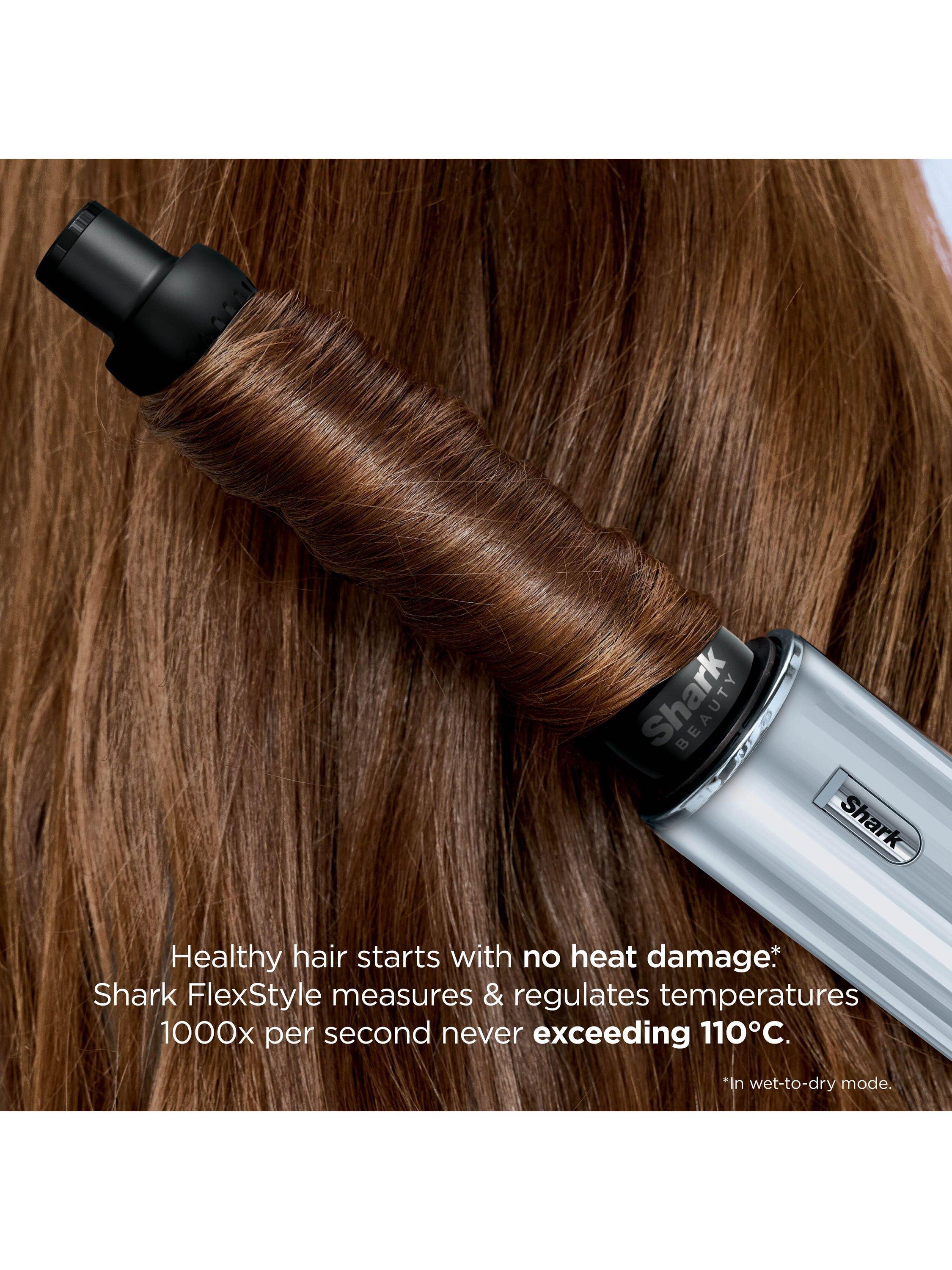 Product image 2 of 11, which shows Shark FlexStyle HD476WHUK Hair Styler, Blue