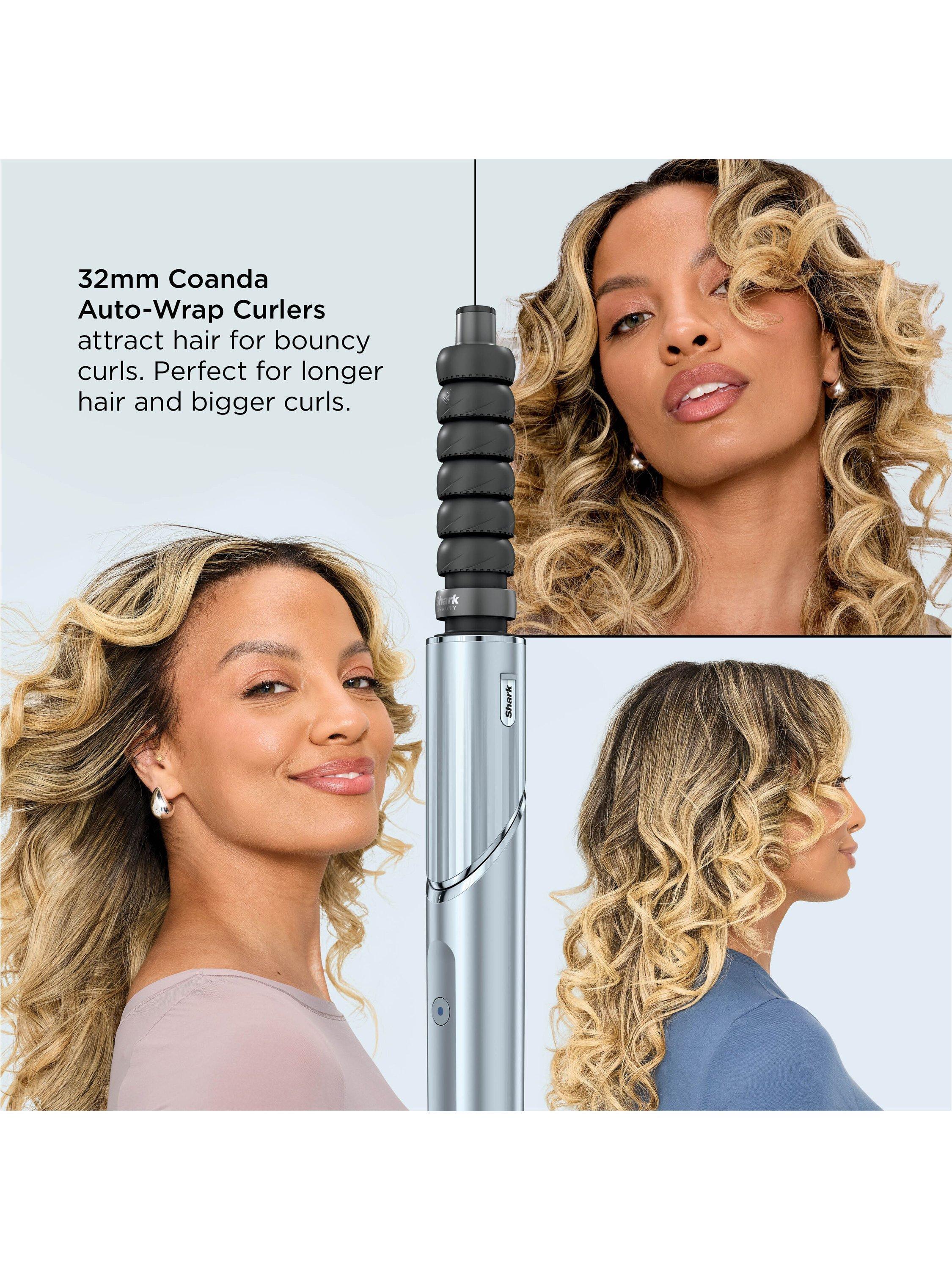 Product image 4 of 11, which shows Shark FlexStyle HD476WHUK Hair Styler, Blue