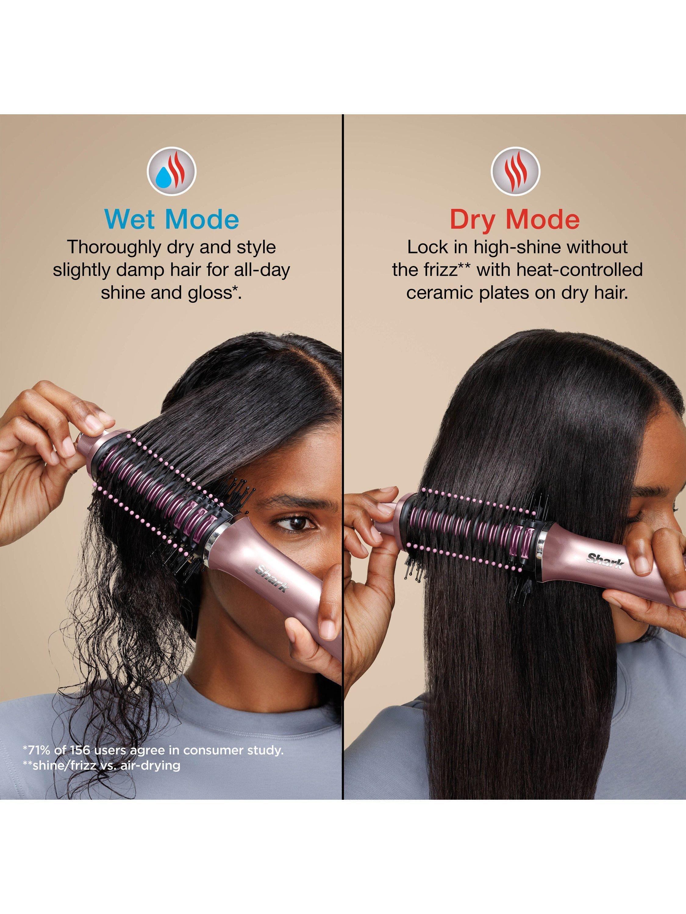 Product image 5 of 11, which shows Shark Glossi 2-in-1 Hot Tool & Air Glosser, Peoni Pink