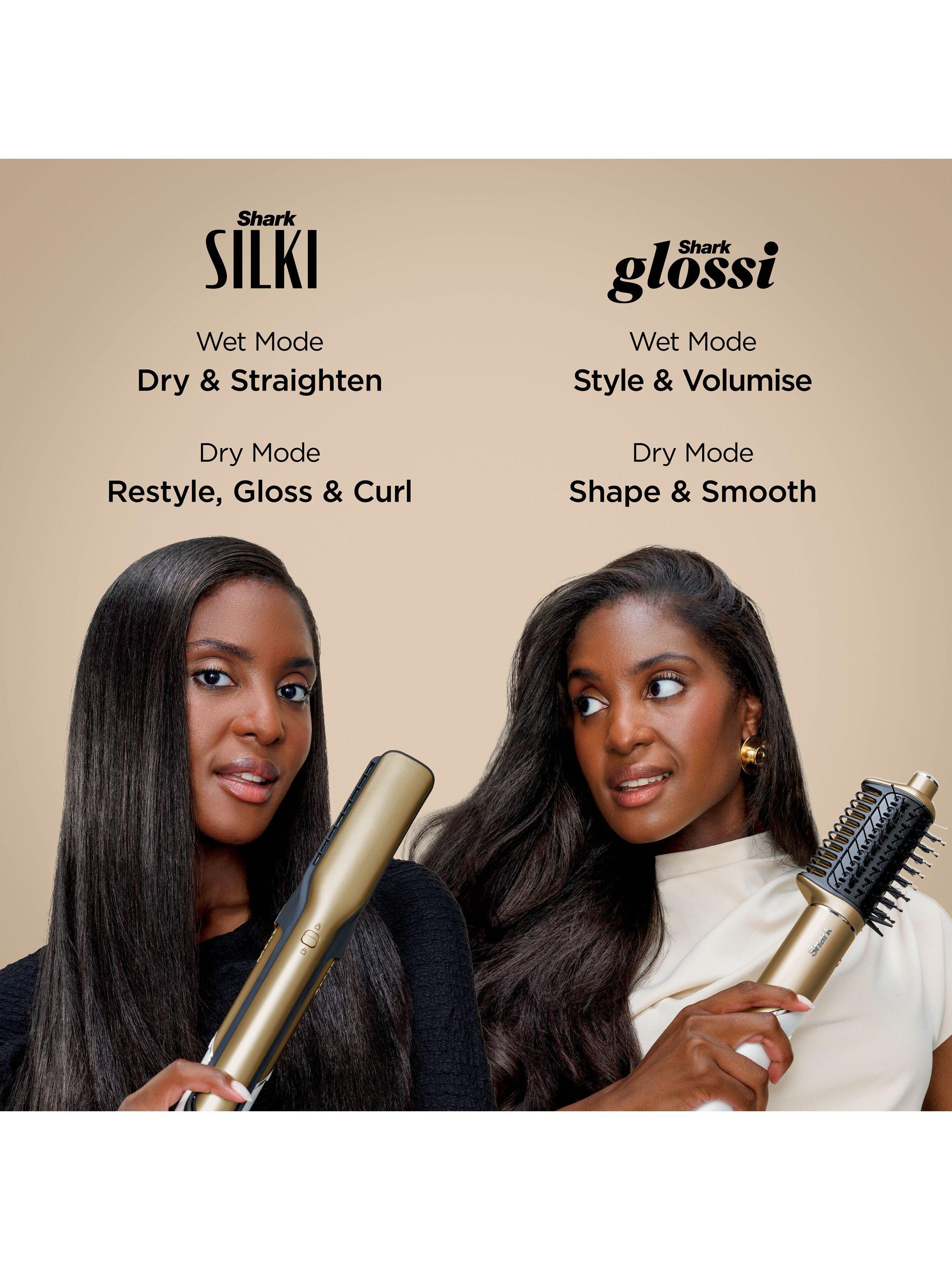 Product image 5 of 11, which shows Shark Glam HD6041SUK Multi Styler, French Gold