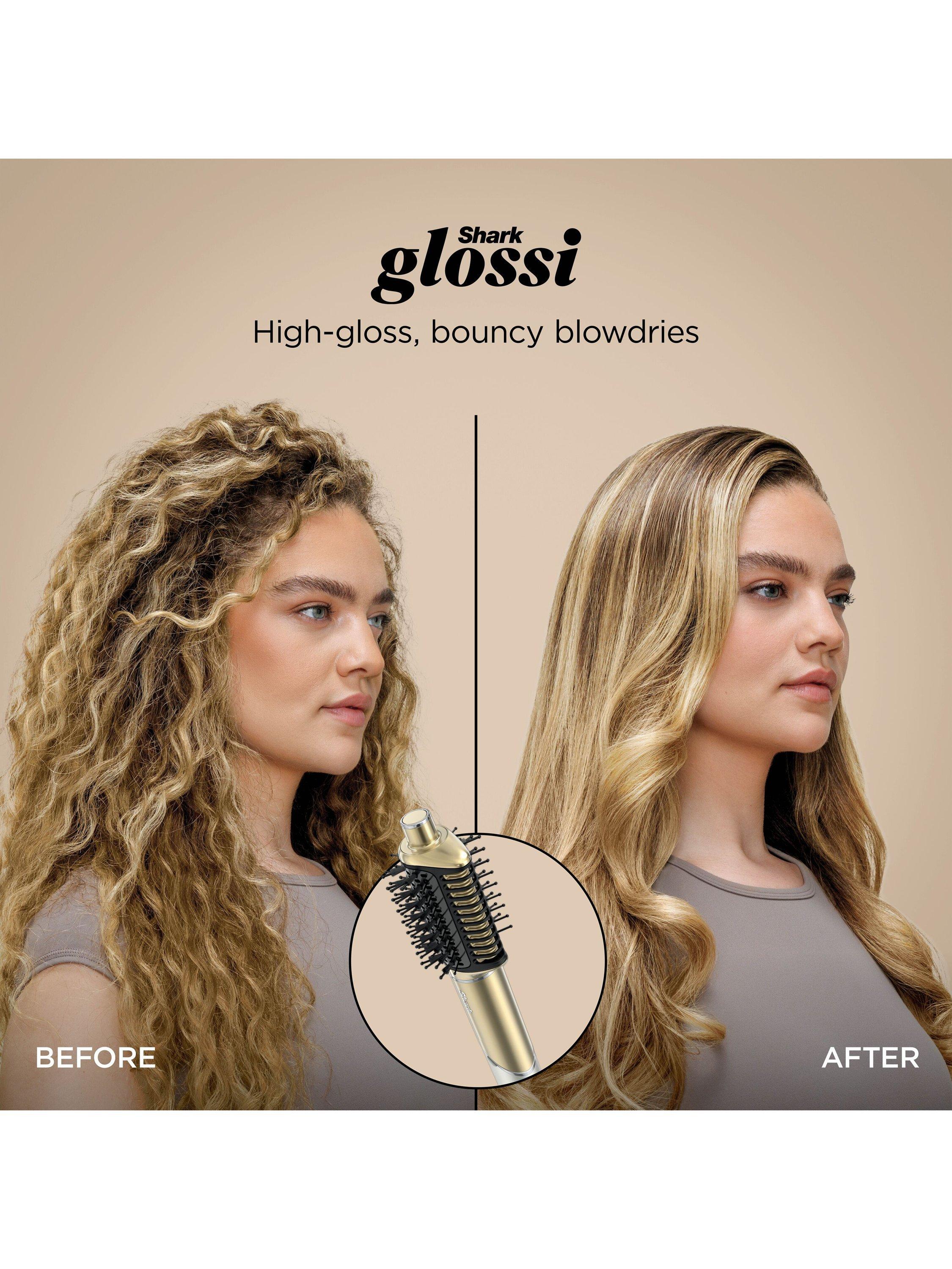 Product image 7 of 11, which shows Shark Glam HD6041SUK Multi Styler, French Gold