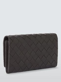 John Lewis Flapover Coin Purse, Chocolate - view 2, Chocolate